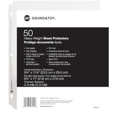 G&T SHEET PROT 3.3MIL NO GLARE