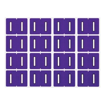 LABEL ALPHABETIC PURPLE -I-