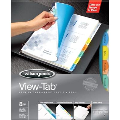 DIVIDERS-WILSON VIEW TAB TRANS