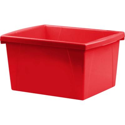 STOREX CLSSRM STOR BIN RED 15L
