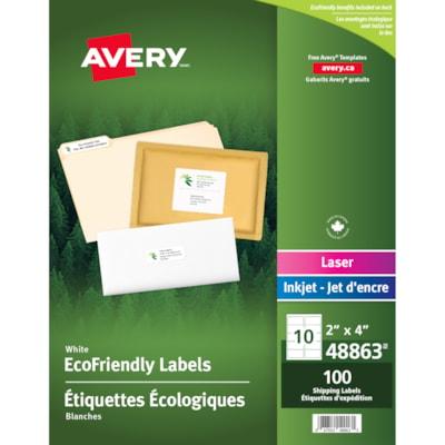 AVERY ECO SHIPPING LABELS