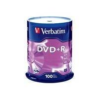 VERBATIM DVD+R 100 PK SPINDLE
