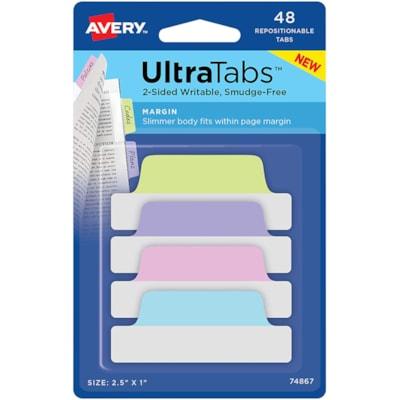 AVERY ULTRATAB 2.5 X1 , PASTEL
