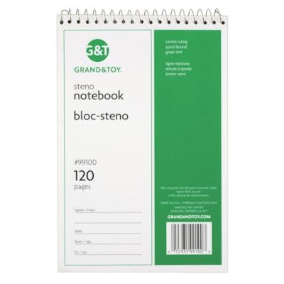 G&T STENO NOTEBK 6 X9 120PAGE