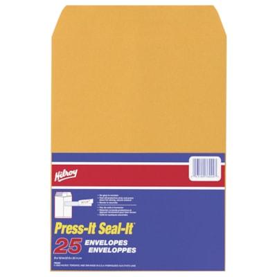 ENV BRN 9 X 12 PRESS SEAL