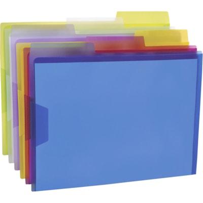 POLY FILE FOLDER,LTR,ASSORT