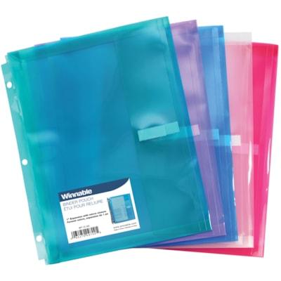 WINNABLE BINDER POUCH LTR ASST