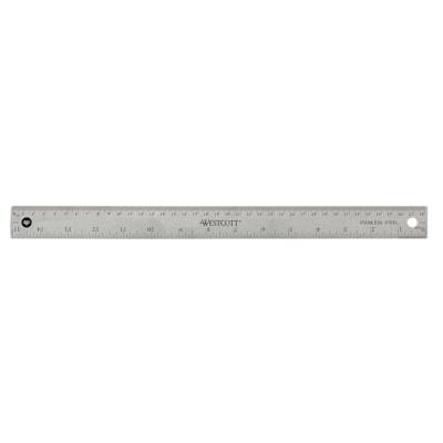 RULER STEEL FLEXIBLE 15IN/38CM