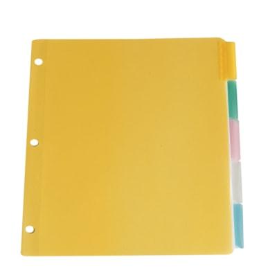 POLY INDEX DIVIDERS 3 HOLE
