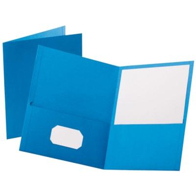 PORTFOLIO 2 POCKET LT BLU LTR