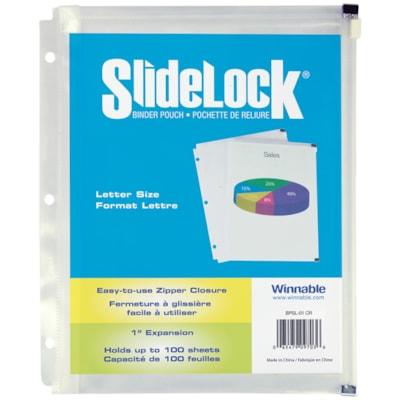 SLIDELOCK BINDER POUCH LETTER