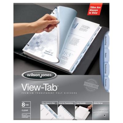 DIVIDERS-WILSON VIEW TAB TRANS
