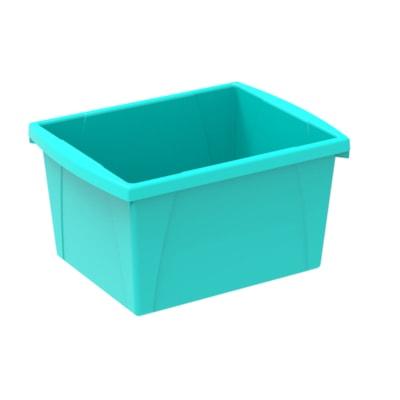 STOREX CLSSRM STORBIN TEAL 15L