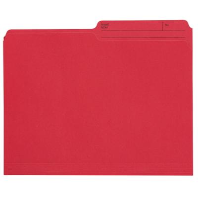 G&T FILE FOLDER LETTER RED