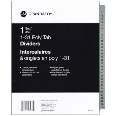 G&T POLY DIVIDERS, 1-31