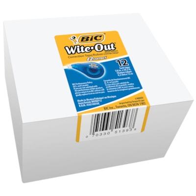 BIC WITE-OUT TAPE 12 PACK