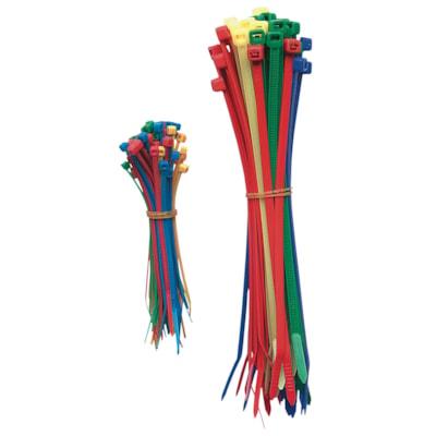 100 PK MULTICOLOURED CABLE