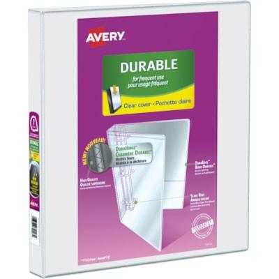 AVERY VIEW D-BINDER 1 WHT