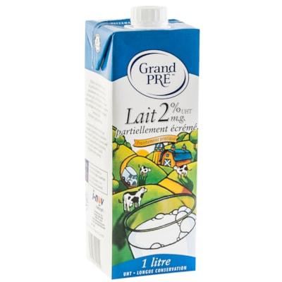 GRAND PRE UHT MILK 2% 1 L