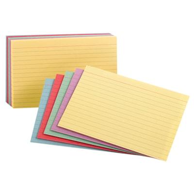 3X5 RULED INDEX CARDS RAINBOW
