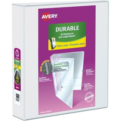 AVERY VIEW D-BINDER 2 WHT