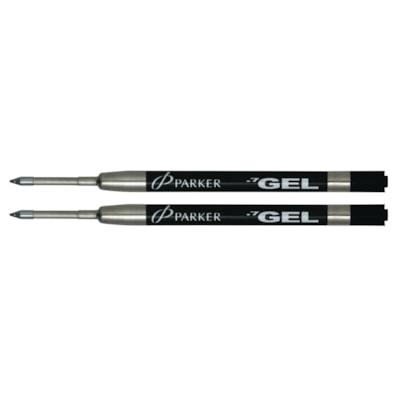 PARKER GEL PEN REFILL BLK 2PK