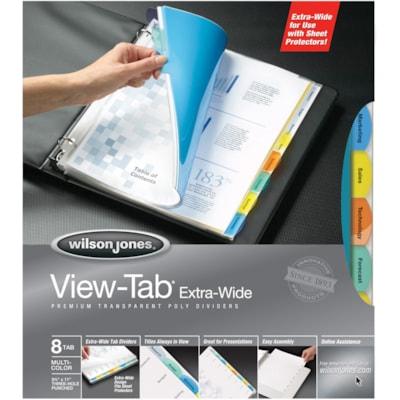 8-TAB MULTI COLOUR EXTRA WIDE