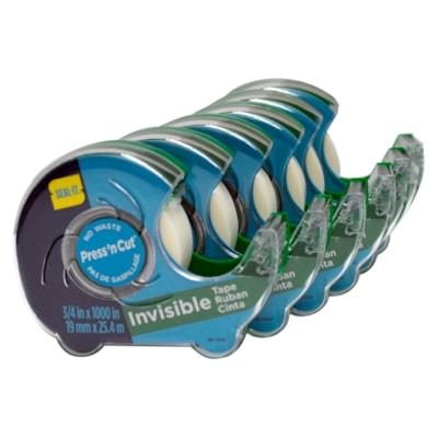 6PK 25.4M INVISIBLE W DISPEN'S