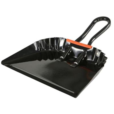 12 METAL DUSTPAN BLACK