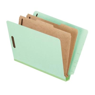 Pendaflex Pressboard End Tab Classification Folders – 6 Fasteners - Letter Size (8.5" x 11") – 10/Box Organize smarter with eco-friendly, heavy-duty classification folders built for high-volume filing.
