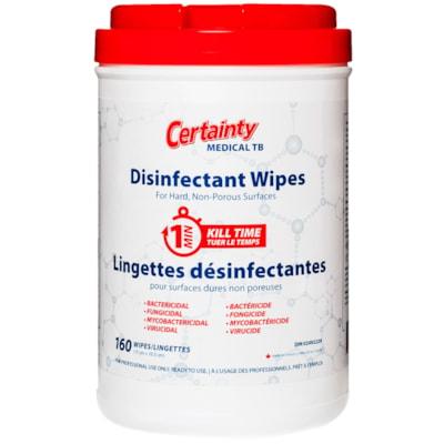CERTAINTY MEDICAL TB WIPES 160