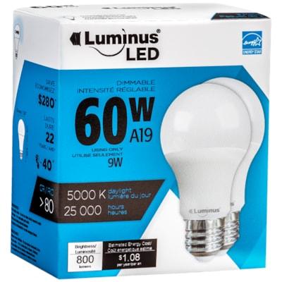 LED BULB 9.5W OMNI A19 5000K