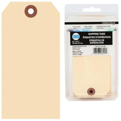 100PK SHIPPING TAGS, 5-1/4 X2-