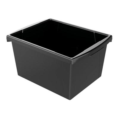STOREX SMALL STORAGE BIN-BLACK