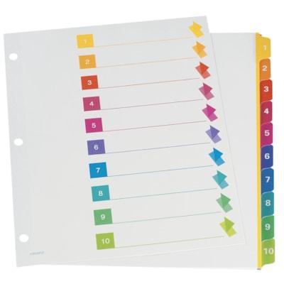 COLOUR PRINTED TAB DIVIDERS
