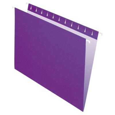 HANGING FOLDERS VIOLET LETTER