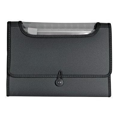 13 POCKET EXPANDING FILE BLK