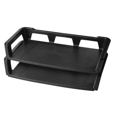 RECYCLED TRAY LEGAL BLACK, 2PK