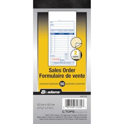 SALES ORDER BOOK 3PT NCR