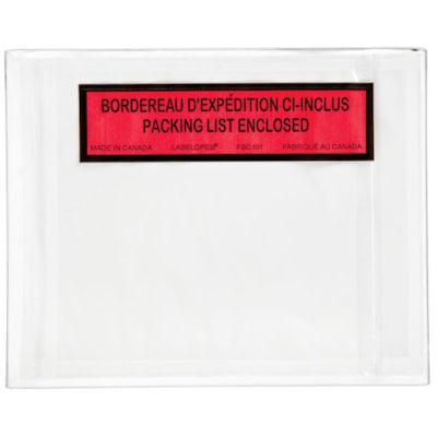 5.5X4.5 PACK SLIP ENV.BILINGUA