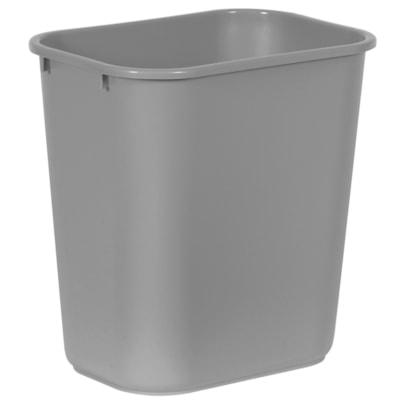 DESKSIDE WASTEBASKET 27L GRAY