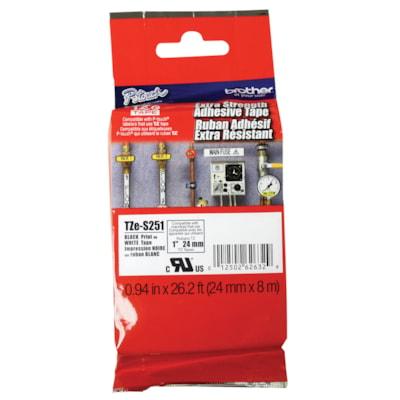 BLK/WHT X STR ADHS TAPE (24MM)