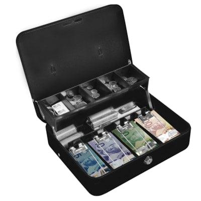 RS CDN TIERED TRAY CASH BOX