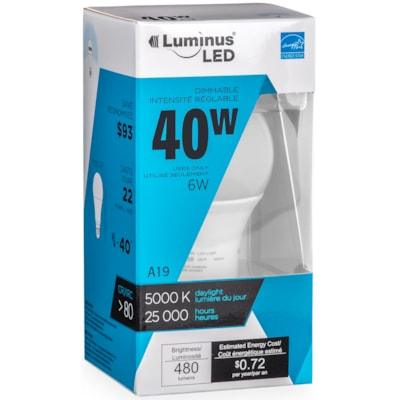 LED BULB OMNI 6W A19 5000K
