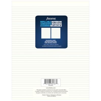 FILOFAX REFILL PAPER, RULED