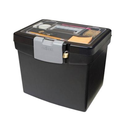 STOREX PORTABLE FILE BOX