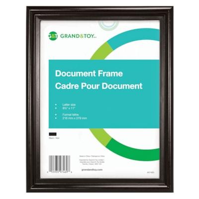G&T DOC FRAME 8.5X11 BLACK
