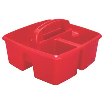 STOREX 3 COMP SMALL CADDY-RED