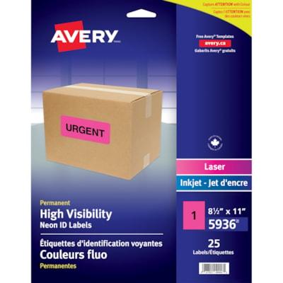 AVERY HIGH VISIBLE MAGNTA25PK