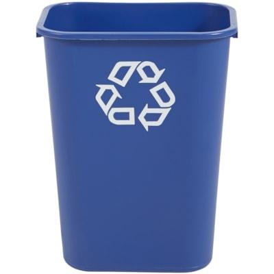 DESKSIDE RECYCL BIN BLUE LARGE
